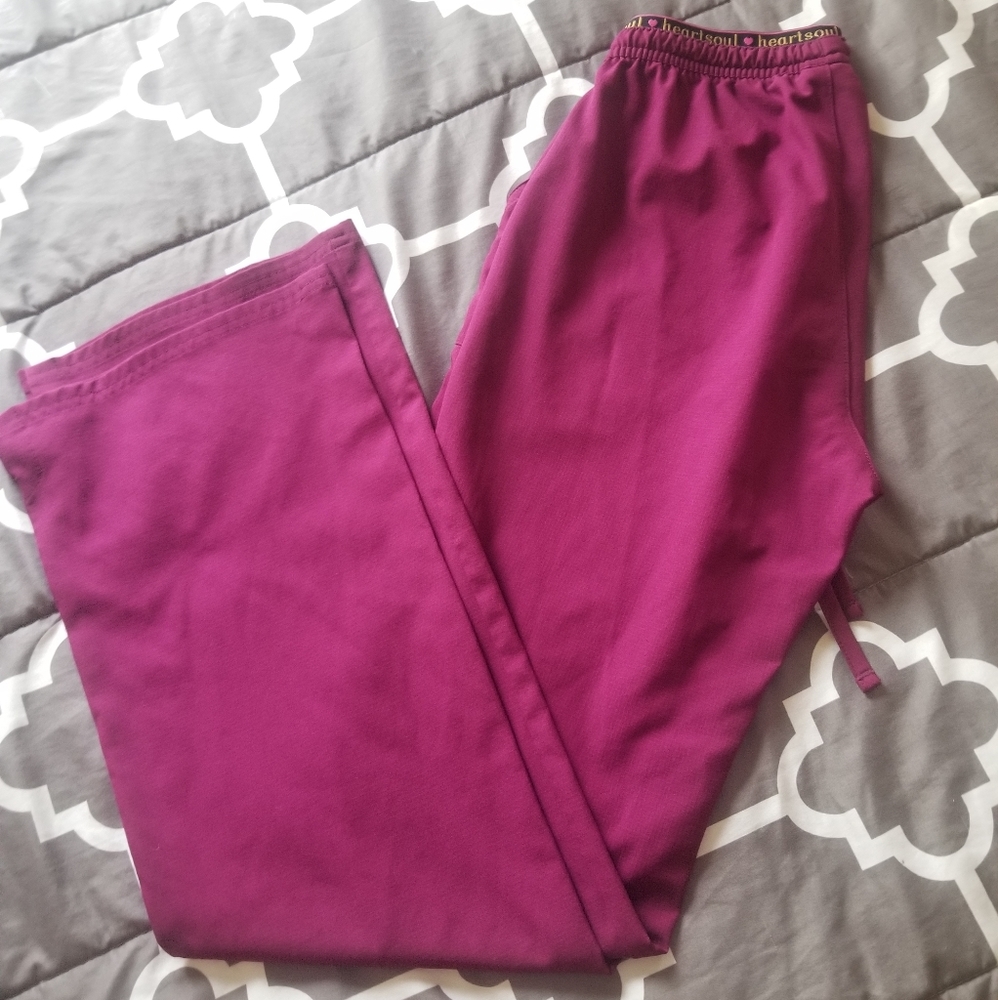 XS heartsoul scrub pants